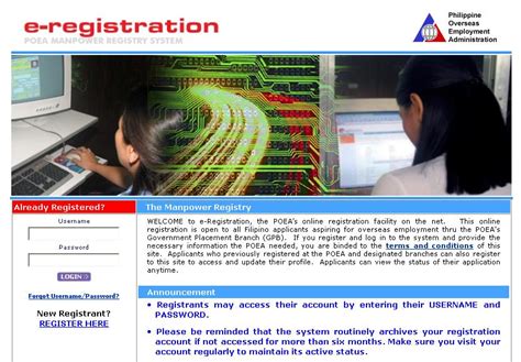 eregister poea|poea online registration.